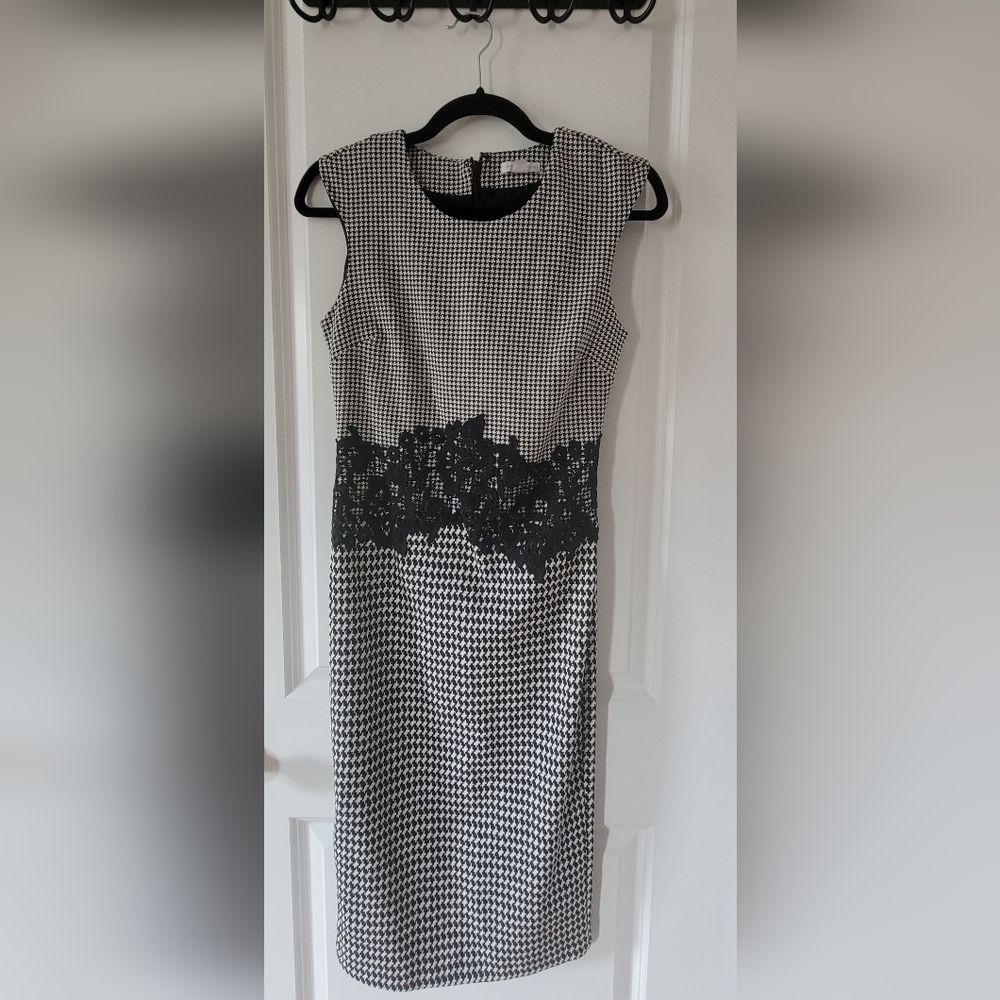 New York & Company Houndstooth Dress